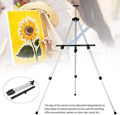 Portable Easel Metal Bracket with 5 Scraper