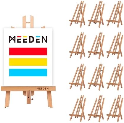 MEEDEN 16 Inch Tabletop Easel 12 Pack