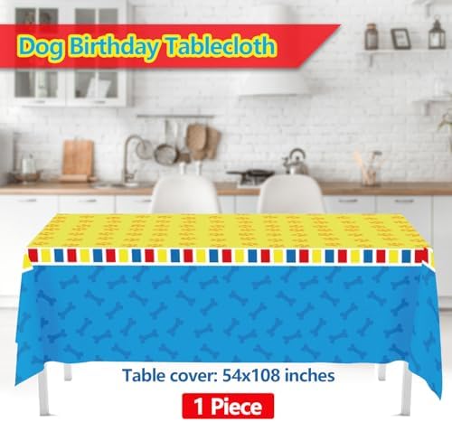 Dog Paw Party Supplies Set 97 PCS Birthday Decorations