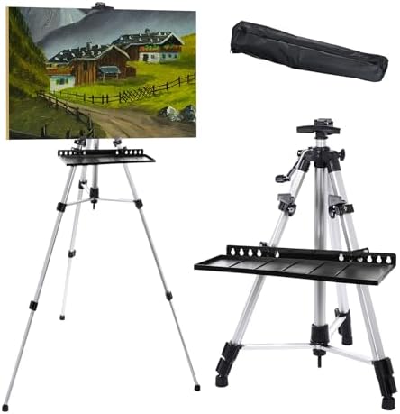 PATIKIL Artist Easel Stand with Detachable Tray and Adjustable Height