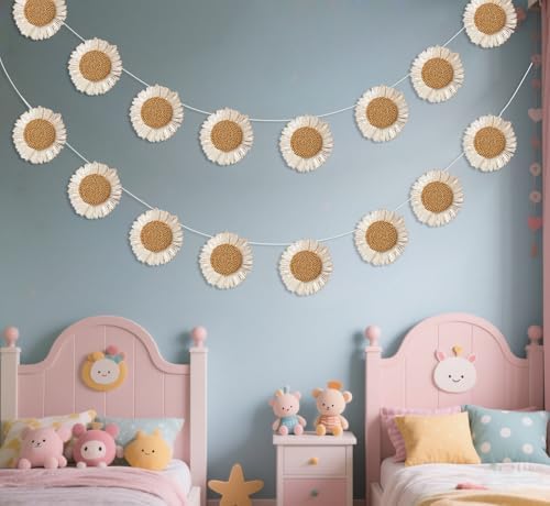 Daisy Hanging Garland 2 String 52ft Boho Decor