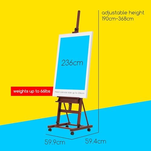 MEEDEN Adjustable H Frame Easel Stand for Art