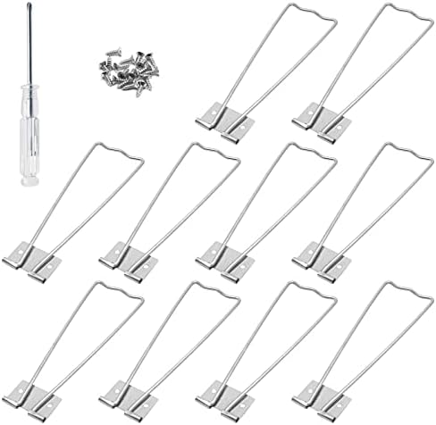 10 Pcs Iron Easel Back Stand with Screws and Screwdriver