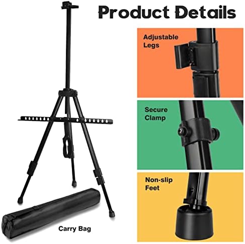 Qunclay 10 Pack Adjustable Height Easel Stand