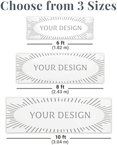 Lets Make Memories Personalized Banner - 6 ft Black Gold