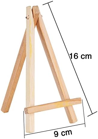 eBoot 24 Pack Mini Wood Display Easel 625 Inch