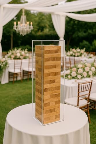 LIFETOO 100 Guest Wooden Block Wedding Game