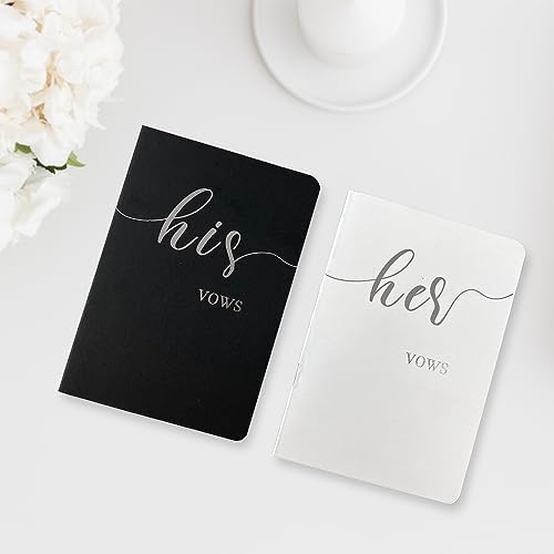 HANVOWS Vow Books His and Hers Wedding Set