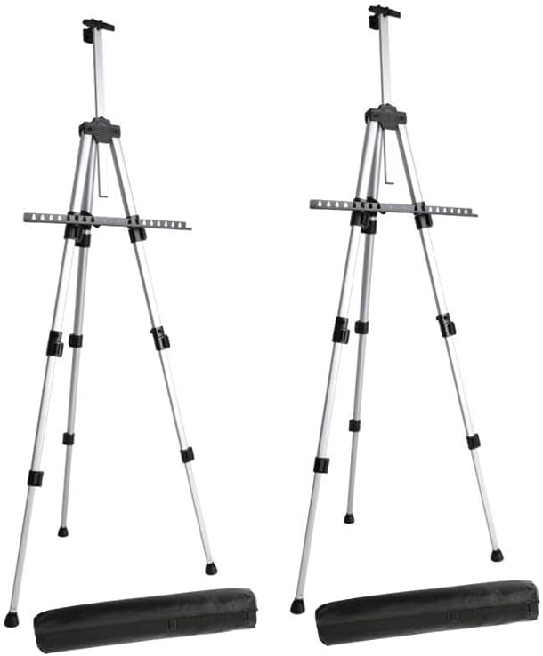 Everdragon Adjustable Artist Easel Stand 17-56 Inches 2 Pack