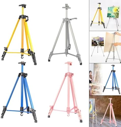 Adjustable Blue Art Easel Stand for Painting and Display