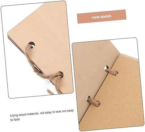 ABOOFAN 5sets Wedding Vow Book Guestbook Decor