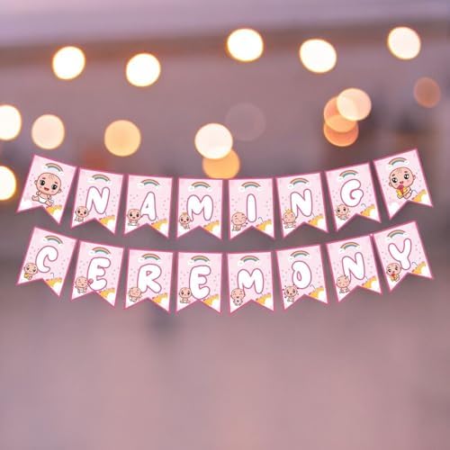 Lovenspire Baby Naming Ceremony Banner Decor