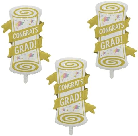 Soochat Graduation Diploma Balloons 3Pcs