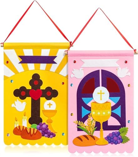 First Communion Banner Kit DIY Craft Supplies