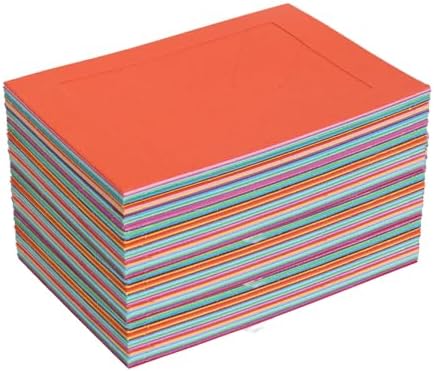 Meonua Rainbow Paper Frames 4x6 Inch 100 Count