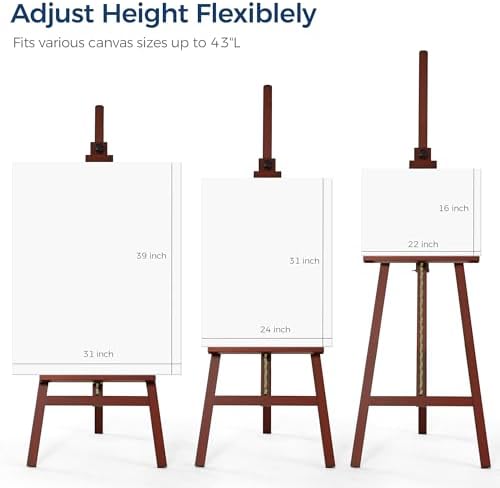 VISWIN Foldable Wooden Art Easel for Painting and Display