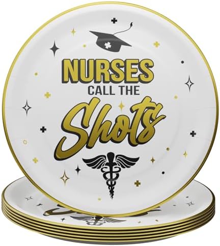 Blue Orchards Nurses Graduation Party Supplies 108 Pieces