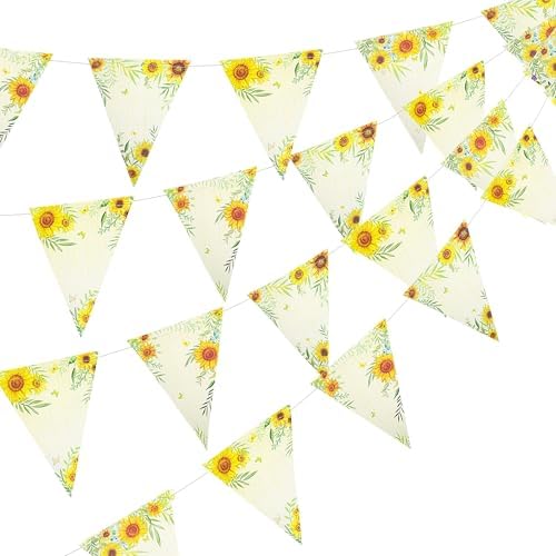 Cheerland Sunflower Garland Banner Set