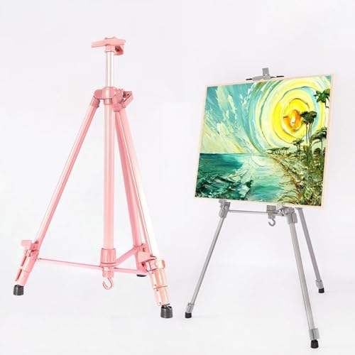Adjustable Blue Art Easel Stand for Painting and Display