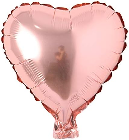 2pcs Lot 10 Inch Heart Star Foil Balloons