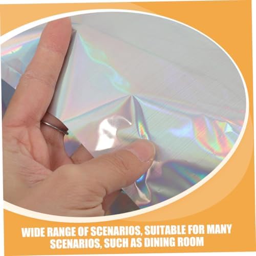 Iridescent Rainbow Tablecloth 2-Piece Set for Parties