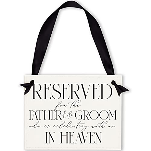Wedding Memorial Sign for Grooms Dad