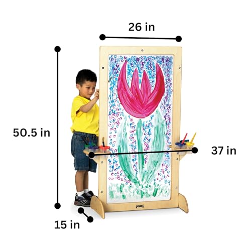 Jonti-Craft 0640JC See-Thru Easel for Kids