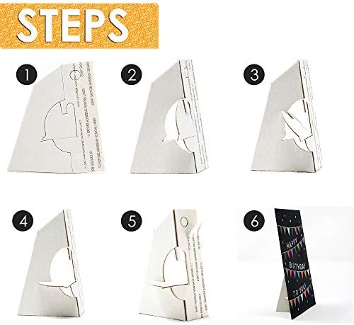 Golden State Art 3 Inch Self Stick Easel Back Pack of 50
