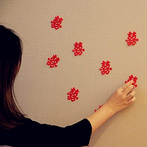 Qweqwe Double Happiness Confetti Wedding Decor 120pcs