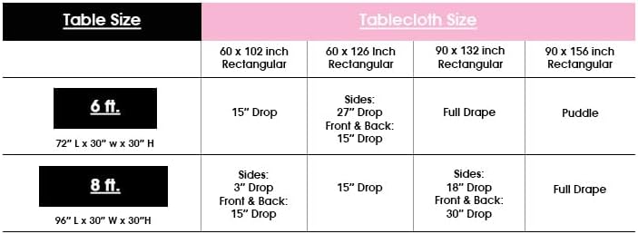 AK TRADING CO 60 x 102-Inch Rectangular Polyester Tablecloth - Charcoal