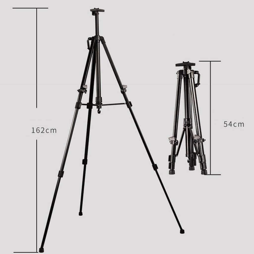 Aluminum Telescopic Easel for Painting Adjustable 54-162cm Lightweight Purple