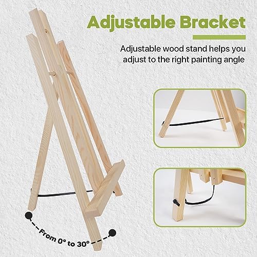 CONDA 3 Pack 16 Inch Tabletop Easel Set