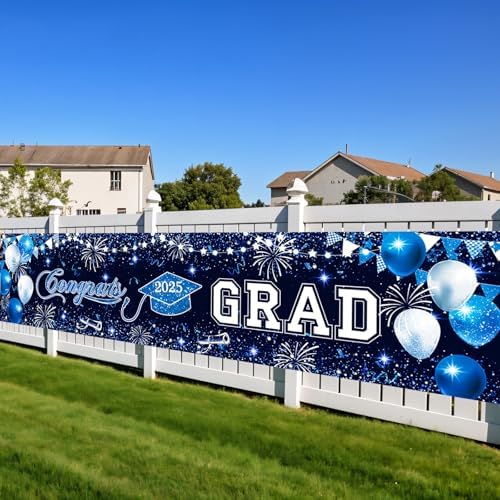 Jobkoo 2025 Graduation Banner for Grad Party Decorations
