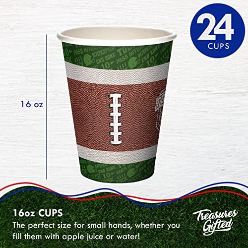 Treasures Gifted Football Party Decorations Set 24