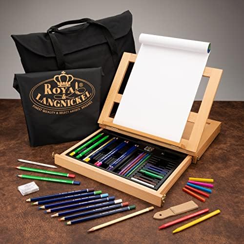 Royal Langnickel Easel Art Set with Storage Bag Blue