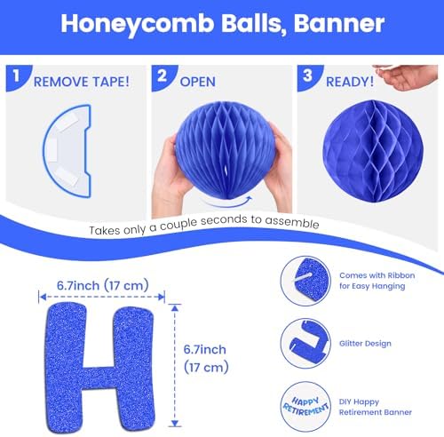 Happy Retirement Party Decorations for Men