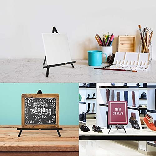 US Art Supply 12 Black Wood Easel 4 Pack