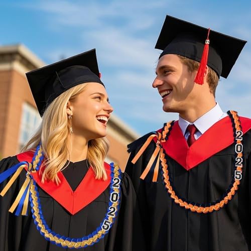 2025 Graduation Lei Necklace Braided Garland Decor