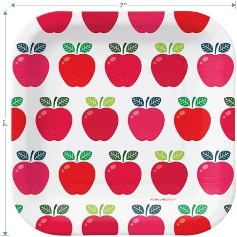 HOME HOOPLA Apple Party Supplies Set