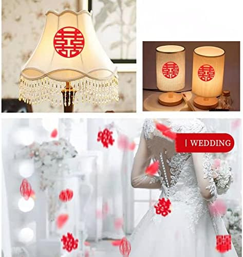 120 Pcs Double Happiness Confetti Wedding Decoration Paper Cut