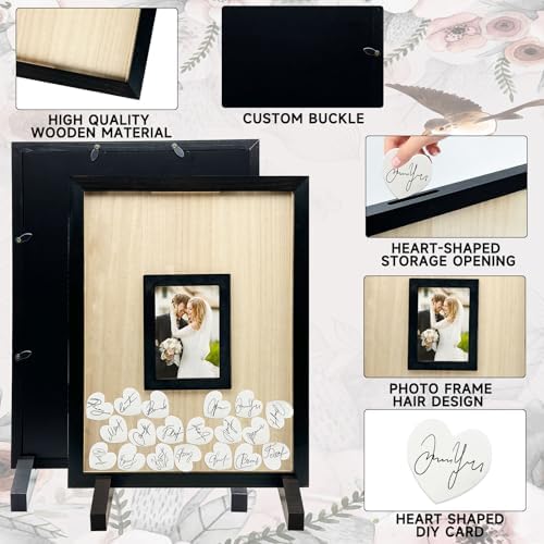 Wedding Guest Book Alternative with Heart Design
