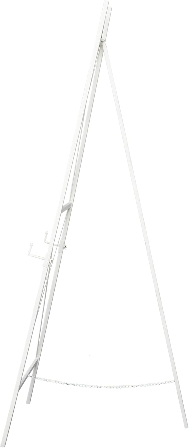 Deco 79 White Metal Adjustable Display Easel