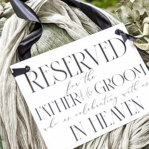 Wedding Memorial Sign for Grooms Dad