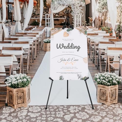 6 Pack Folding Easel Stand for Display and Sign