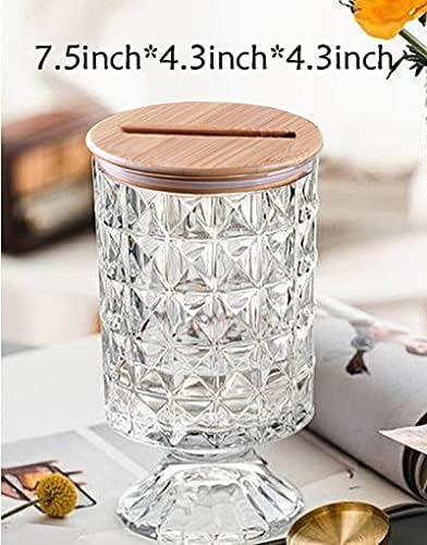 CHENGXINWENHUA Wedding Wishing Jar with 120 Heart Shaped Cards