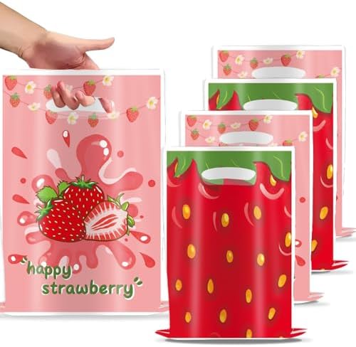 Egami 30 Packs Strawberry Themed Party Bags