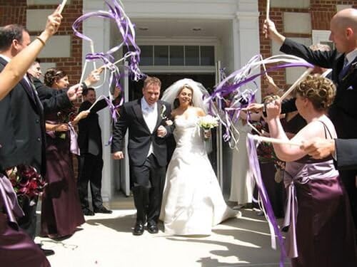 Wishprom Ribbon Stick Wands Streamers for Wedding Party Favor Black 30PCS