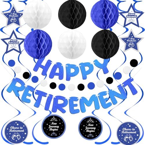 Happy Retirement Party Decorations for Men
