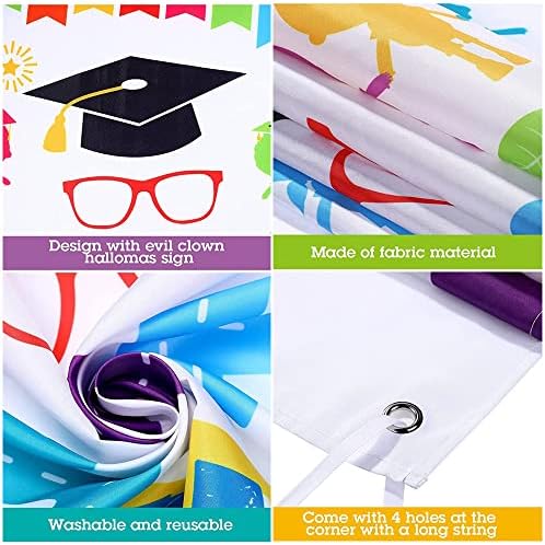 Kindergarten Graduate Backdrop Banner for Preschool Graduation Party Decor