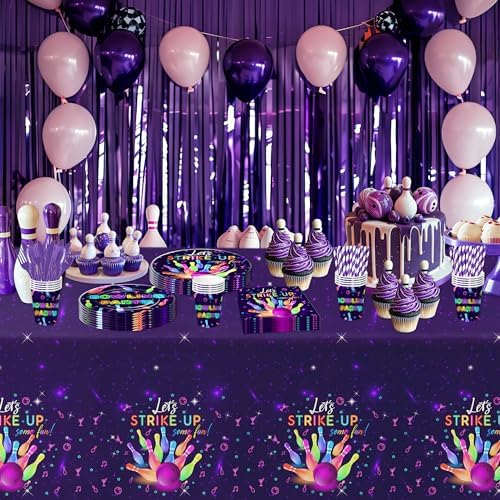 Bowling Party Decorations Set for 24 Guests